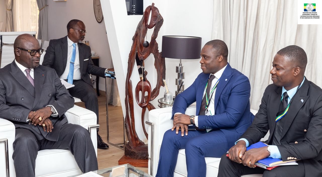 Audience au ministère des Affaires étrangères du Gabon